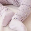 Alison Sock - Dusky Lavender Posie Fields