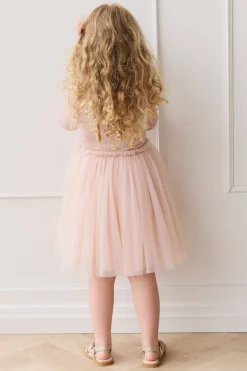 Anna Tulle Dress - Petite Heart Old Rose