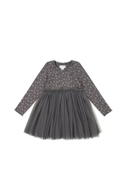 Anna Tulle Dress - Rosalie Floral Lava