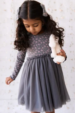 Anna Tulle Dress - Rosalie Floral Lava