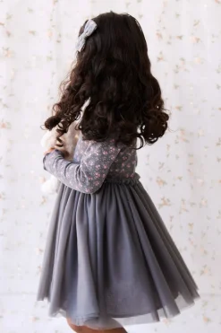 Anna Tulle Dress - Rosalie Floral Lava