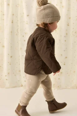 Arie Puffer Jacket - Dark Coffee