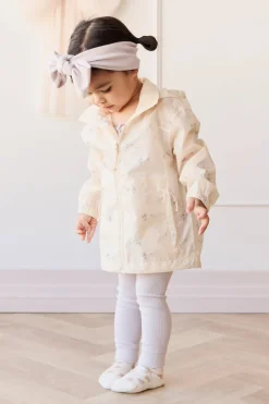 Avery Jacket - Playful Kitten Whisper White