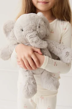 Bamboo Ari Long Sleeve Pyjama Set - Cherry Love Parchment