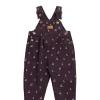 Blair Cord Overall - Cherry Love Plum Embroidery