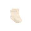 Bow Pointelle Ankle Socks - Macadamia