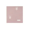 Bunny Knitted Blanket - Powder Pink