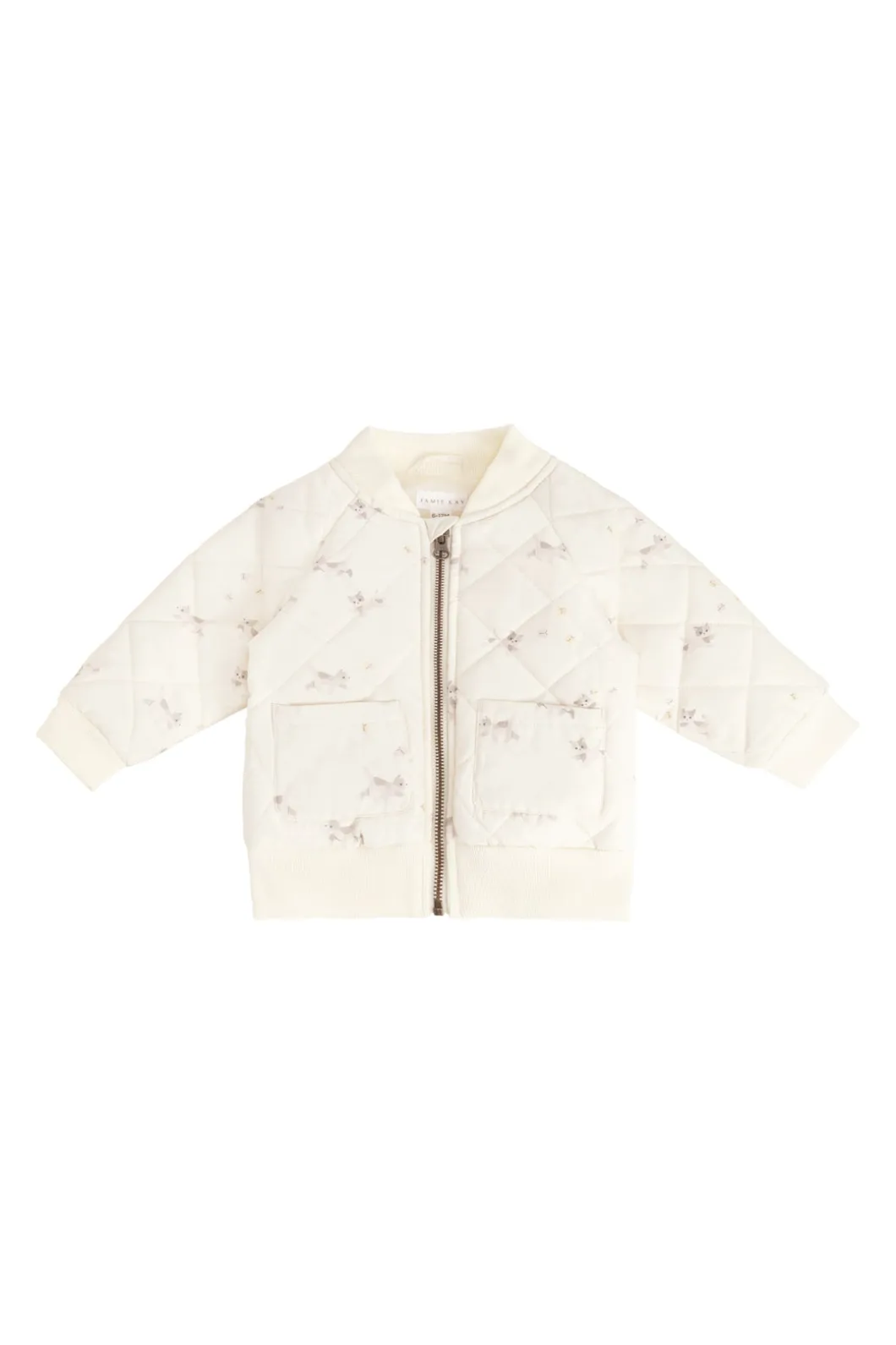 Cammy Jacket - Playful Kitten Whisper White