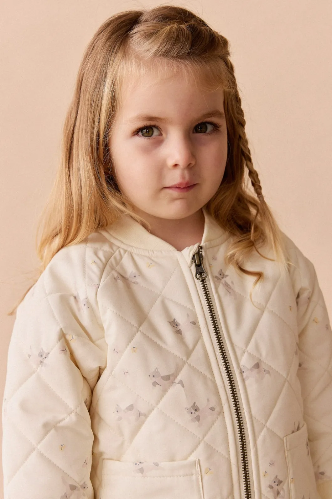 Cammy Jacket - Playful Kitten Whisper White