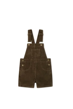 Casey Cord Short Overall - Bear