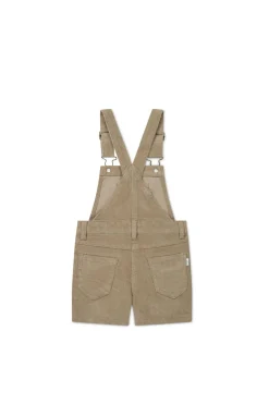 Casey Short Cord Overall - Vintage Taupe