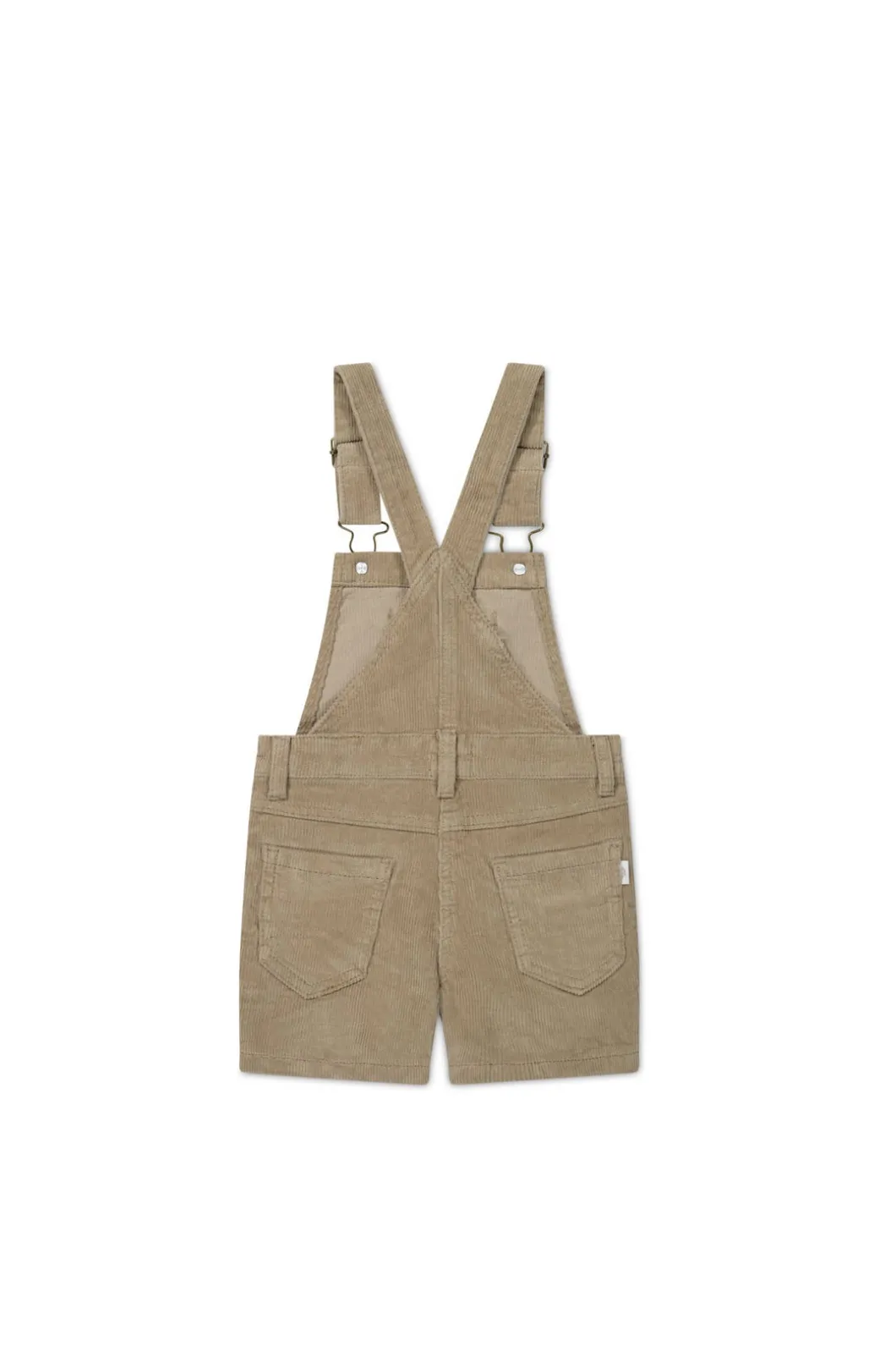 Casey Short Cord Overall - Vintage Taupe