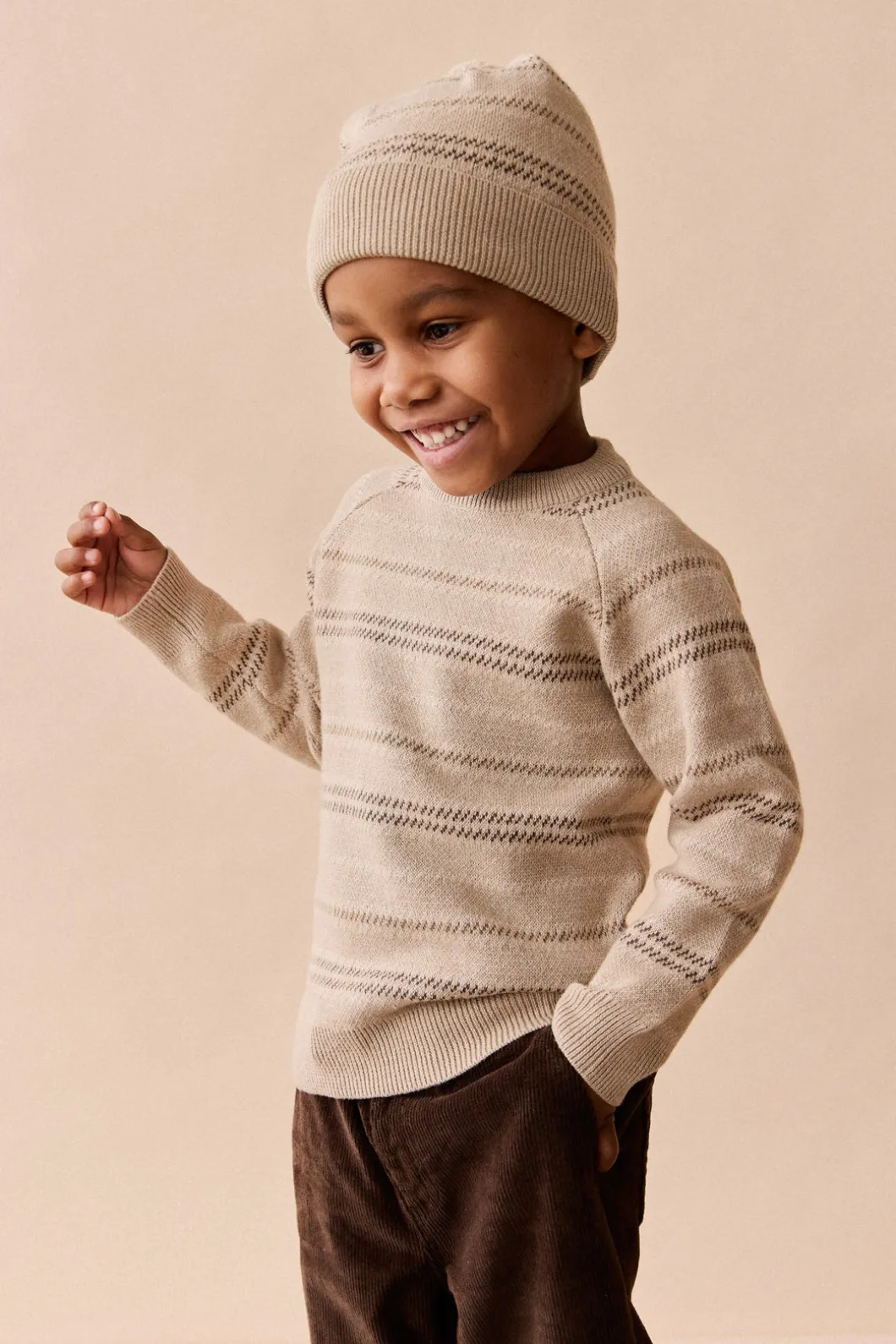 Cedric Knit Jumper - Cedric Stripe