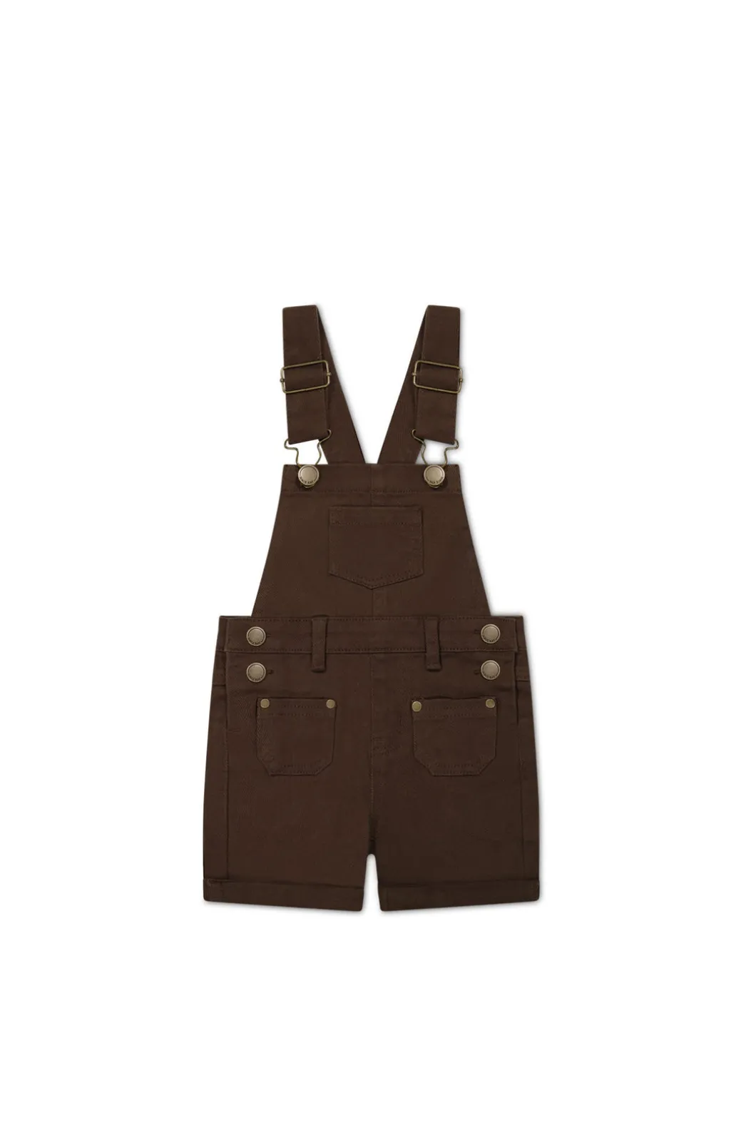 Chase Short Overall - Dark Coffee