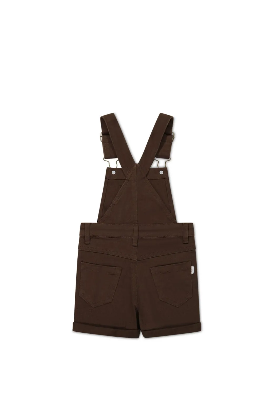 Chase Short Overall - Dark Coffee
