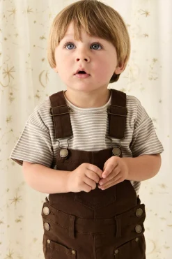 Chase Short Overall - Dark Coffee