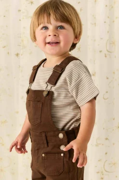 Chase Short Overall - Dark Coffee