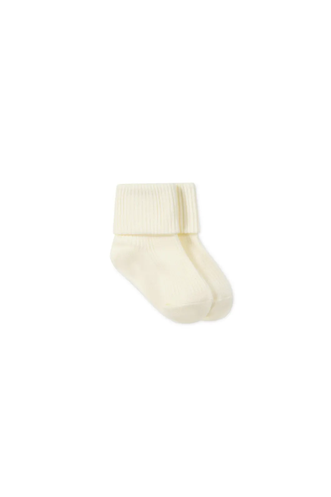 Classic Rib Sock - Parchment