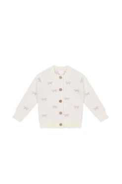 Daisy Cardigan - Ballet Bow Egret