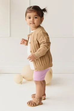 Emily Knitted Cardigan - Caramel Cream