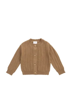 Emily Knitted Cardigan - Caramel Cream
