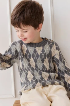 Enzo Jumper - Enzo Jacquard - Lava Smoke