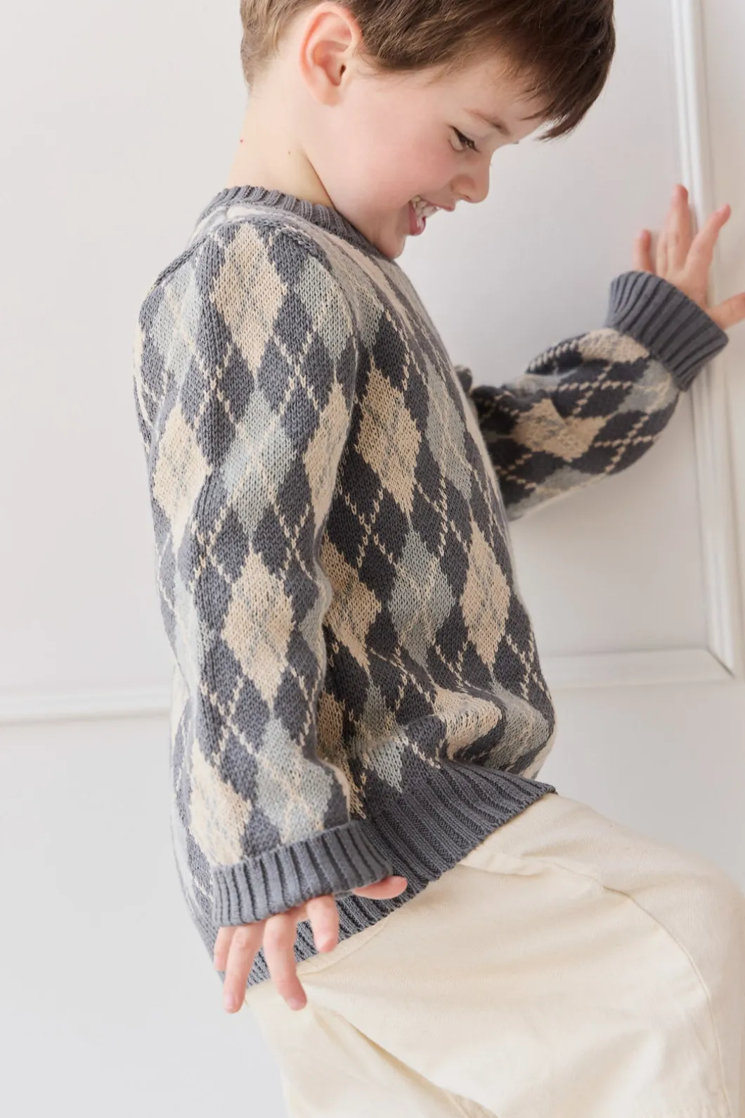 Enzo Jumper - Enzo Jacquard - Lava Smoke