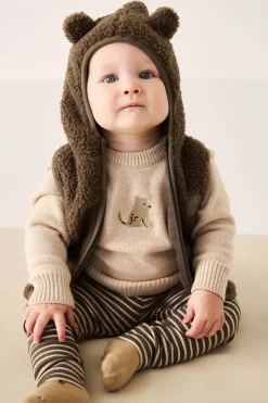 Ethan Jumper - Oatmeal Marle Leopard