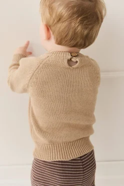Ethan Jumper - Toffee Marle