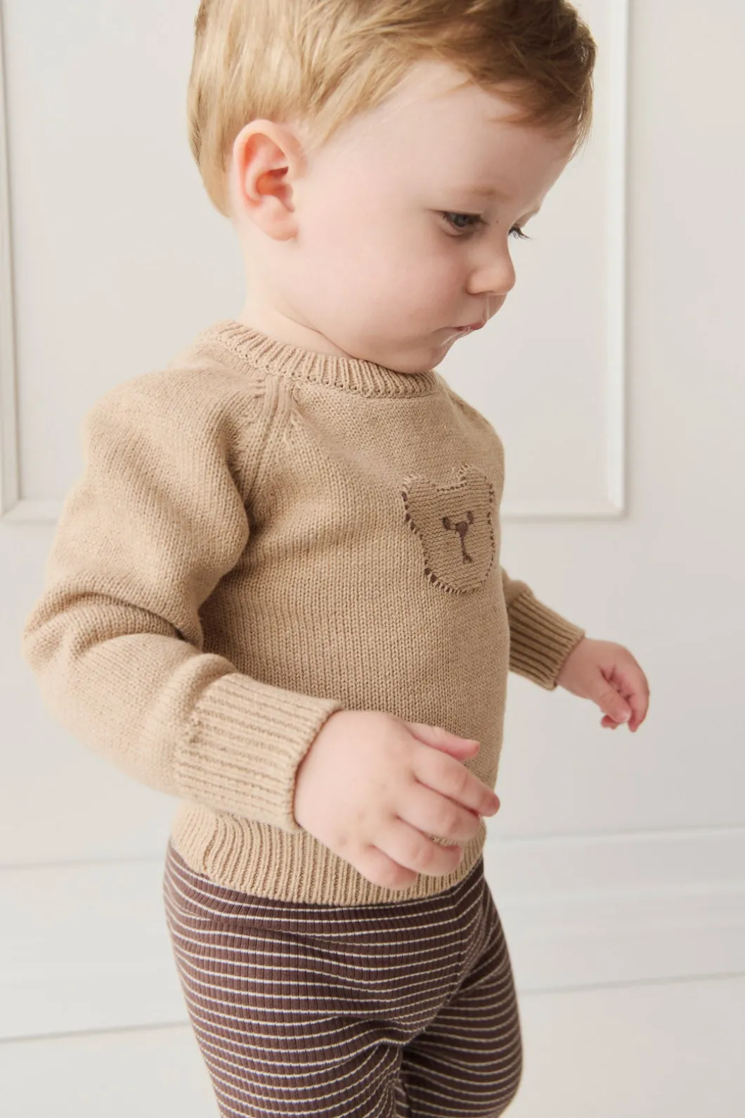 Ethan Jumper - Toffee Marle