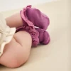 Frill Ankle Sock - Berry Jam