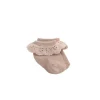 Frill Ankle Sock - Mahogany Rose Marle