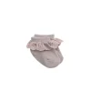 Frill Ankle Sock - Mushroom