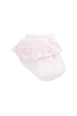 Frill Ankle Sock - Popsicle