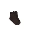 George Bear Ankle Sock - Dark Coffee