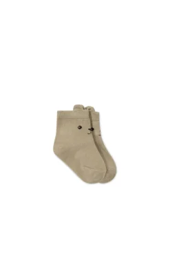 George Bear Ankle Sock - Vintage Taupe