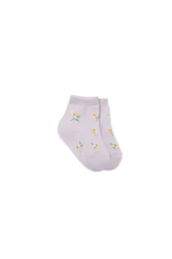 Harlow Sock - Simple Flowers Lilac