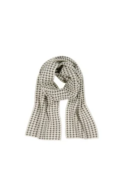 Houndstooth Scarf - Houndstooth Grapeleaf