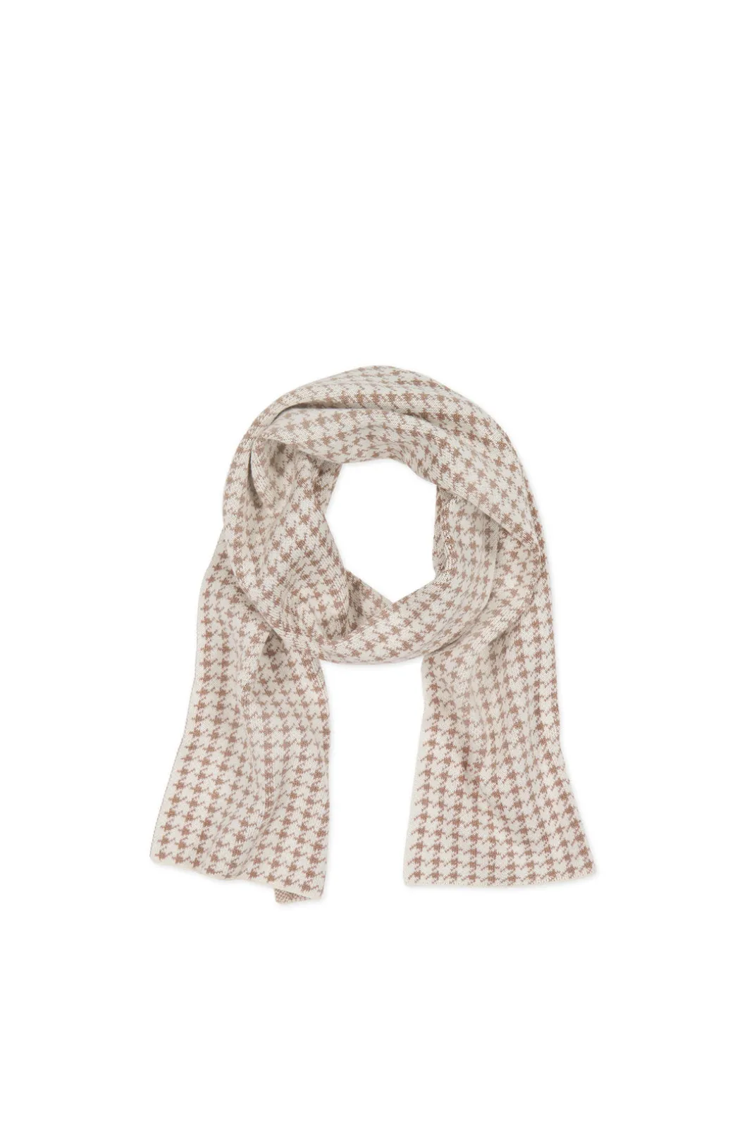 Houndstooth Scarf - Houndstooth Natural
