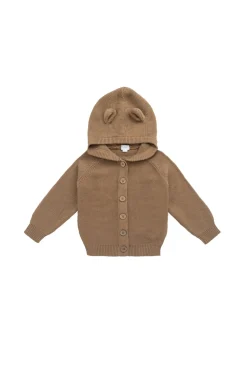 Jack Knitted Cardigan - Caramel Cream