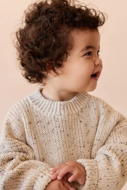 Johan Knit Jumper - Buff Fleck