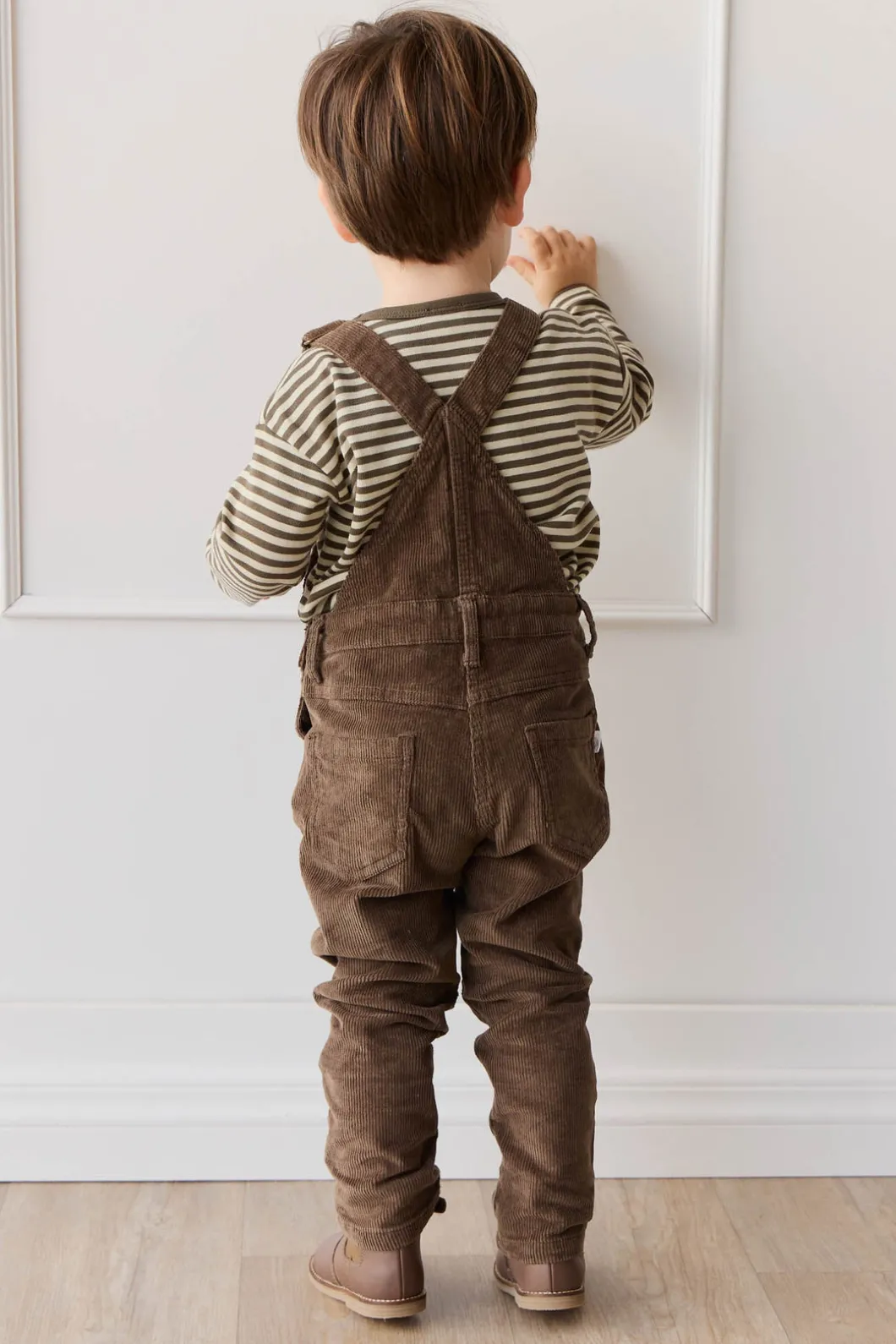 Jordie Cord Overall - Brownie