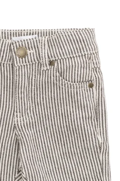 Jude Short - Dark Coffee/Buff Stripe