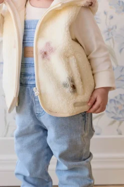 Kai Sherpa Vest - Fifi Spaced Egret