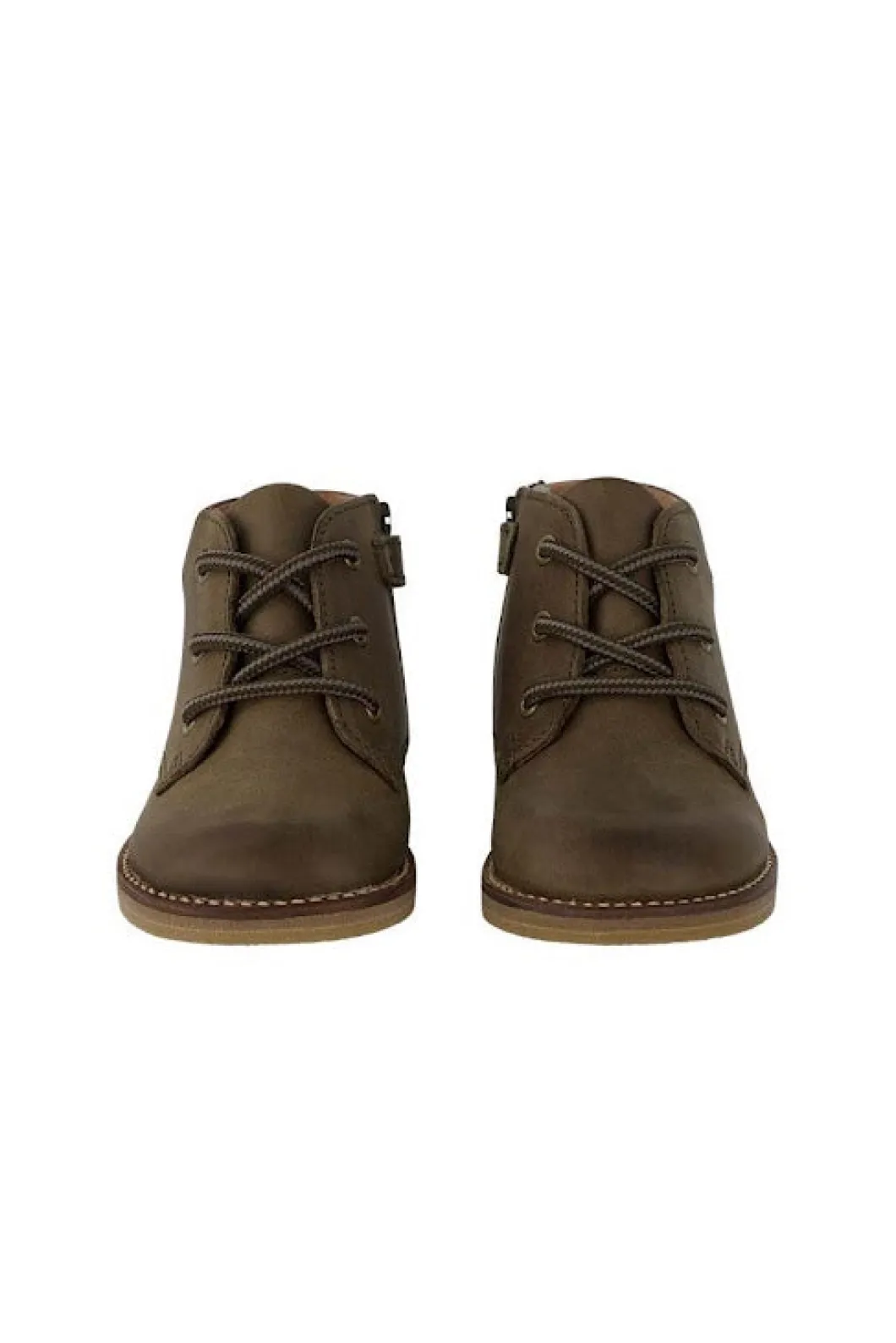 Leather Boot - Olive