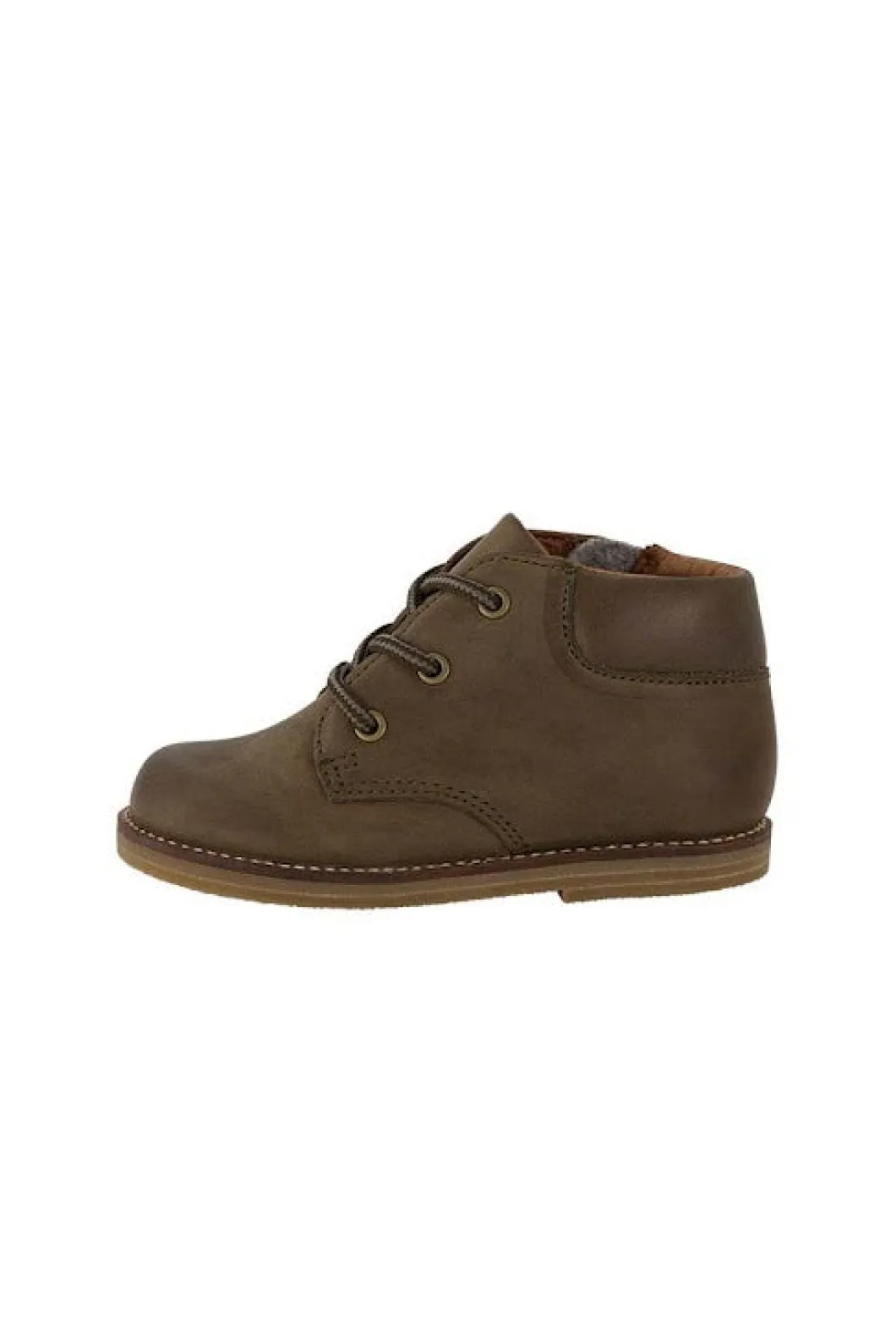 Leather Boot - Olive