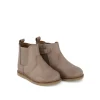 Leather Boot with Elastic - Tweed