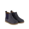 Leather Boot with Elastic - Night Sky