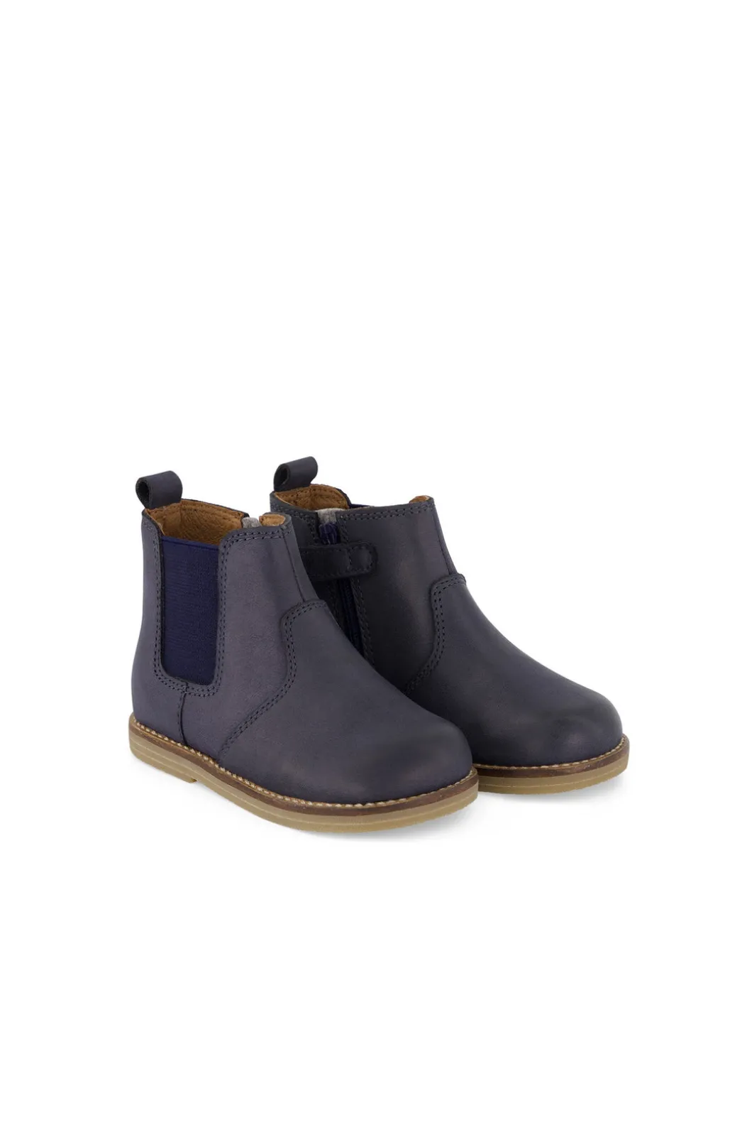 Leather Boot with Elastic - Night Sky