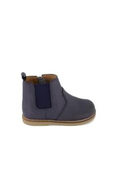 Leather Boot with Elastic - Night Sky